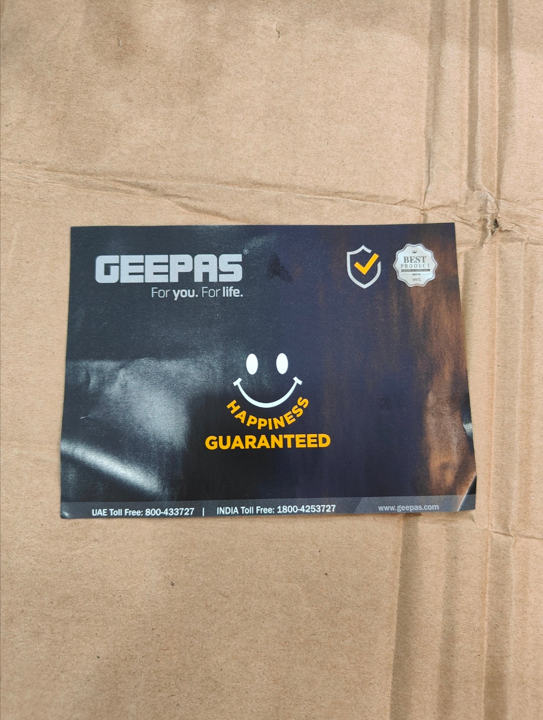 Geepas Electric Water Heating Faucet GWF61225P