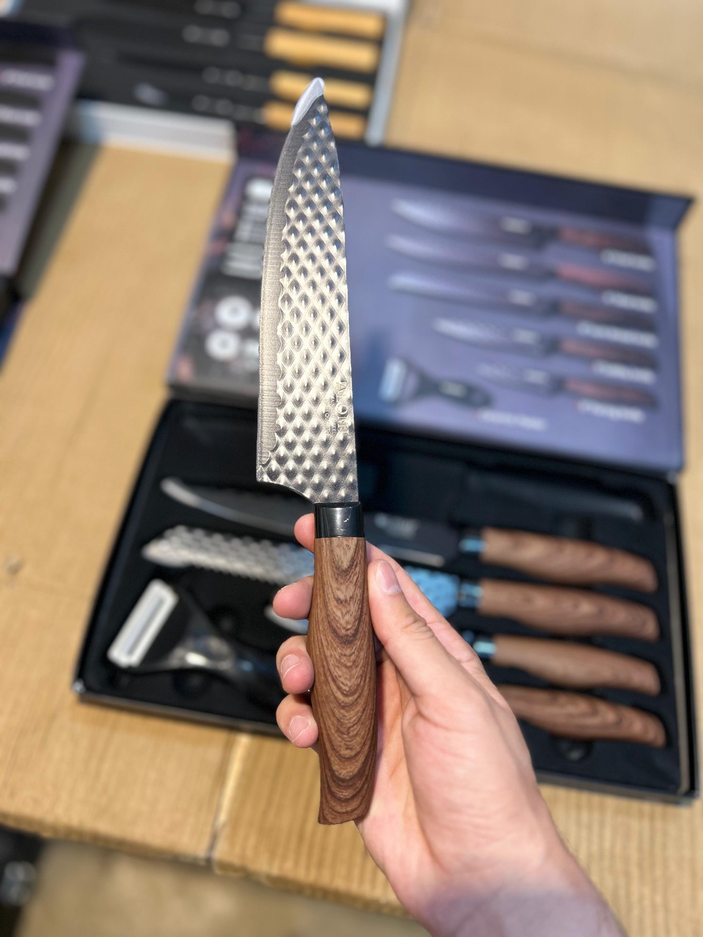 Japanese Knife Set 6 Pcs – Premium Sharp Stainless Steel Kitchen Knives