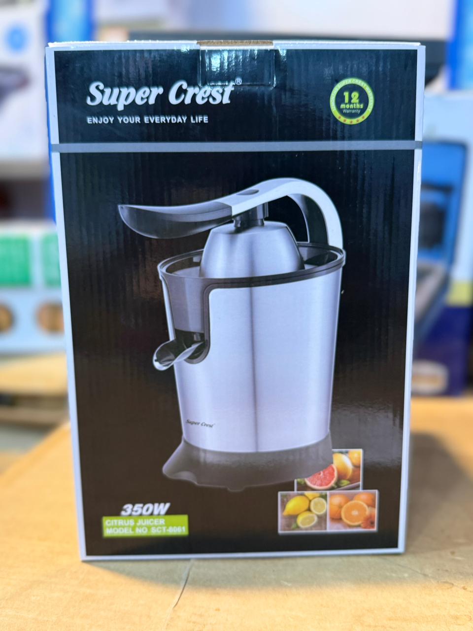 Super crest citrus juicer SCT-8061