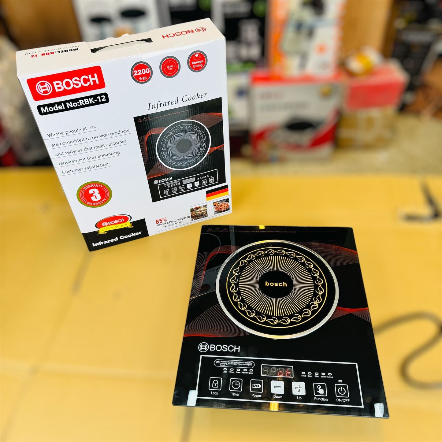 Bosch Infrared Cooker RBK-12 | Energy Efficient