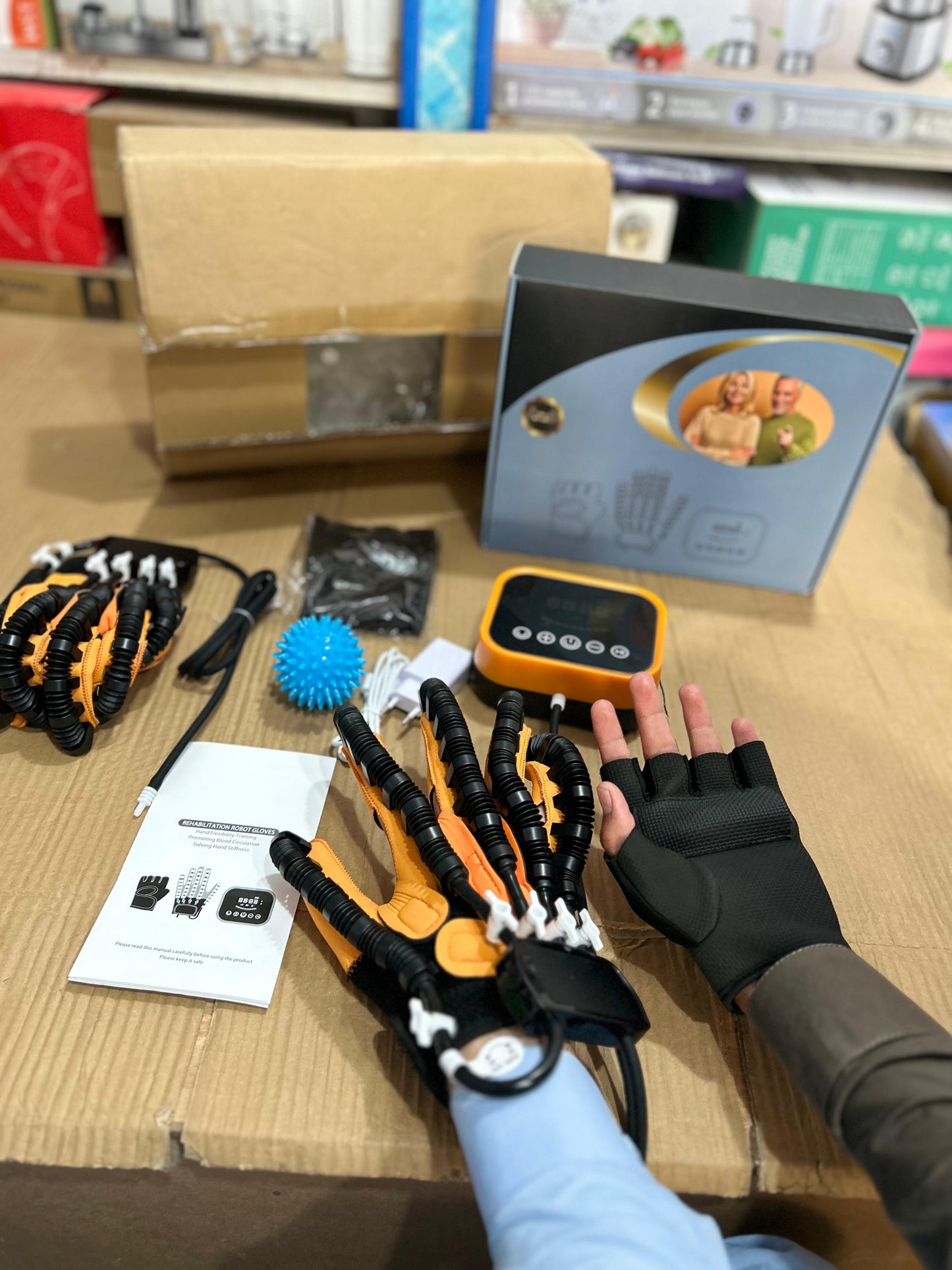 Pair Rehabilitation Robot Gloves