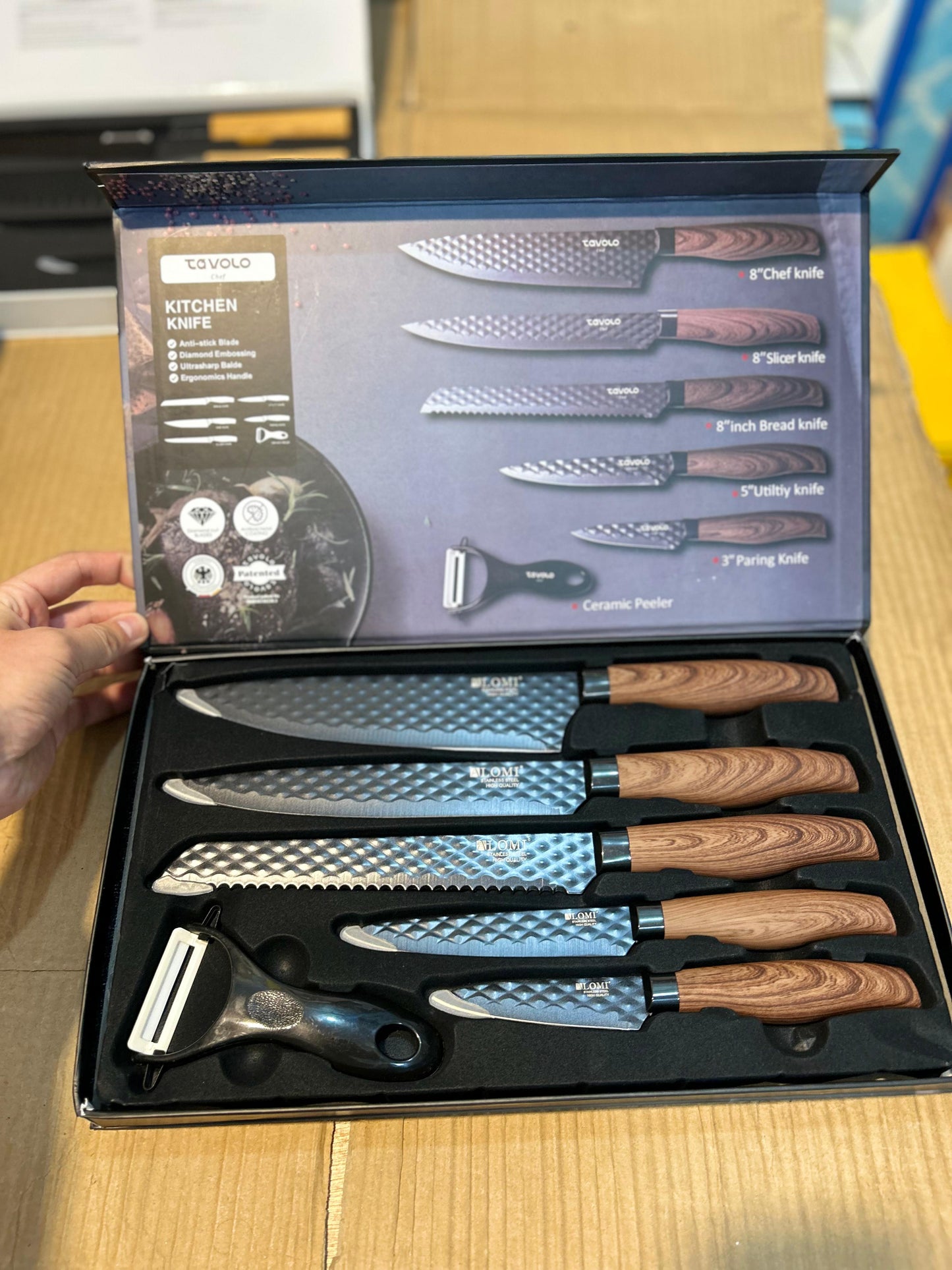 Japines knife set 6 pcs