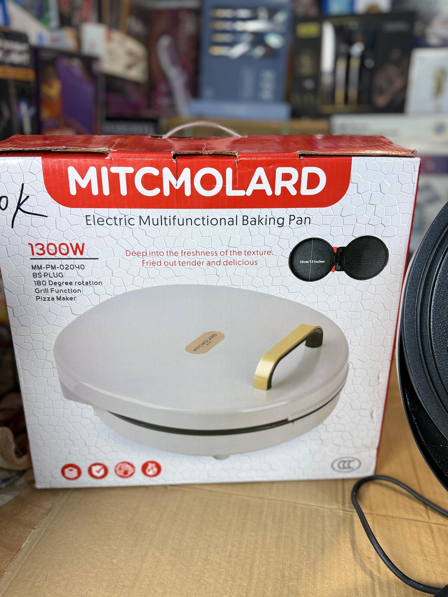 Mitcmolard Electric multiple functions backing pan 33CM