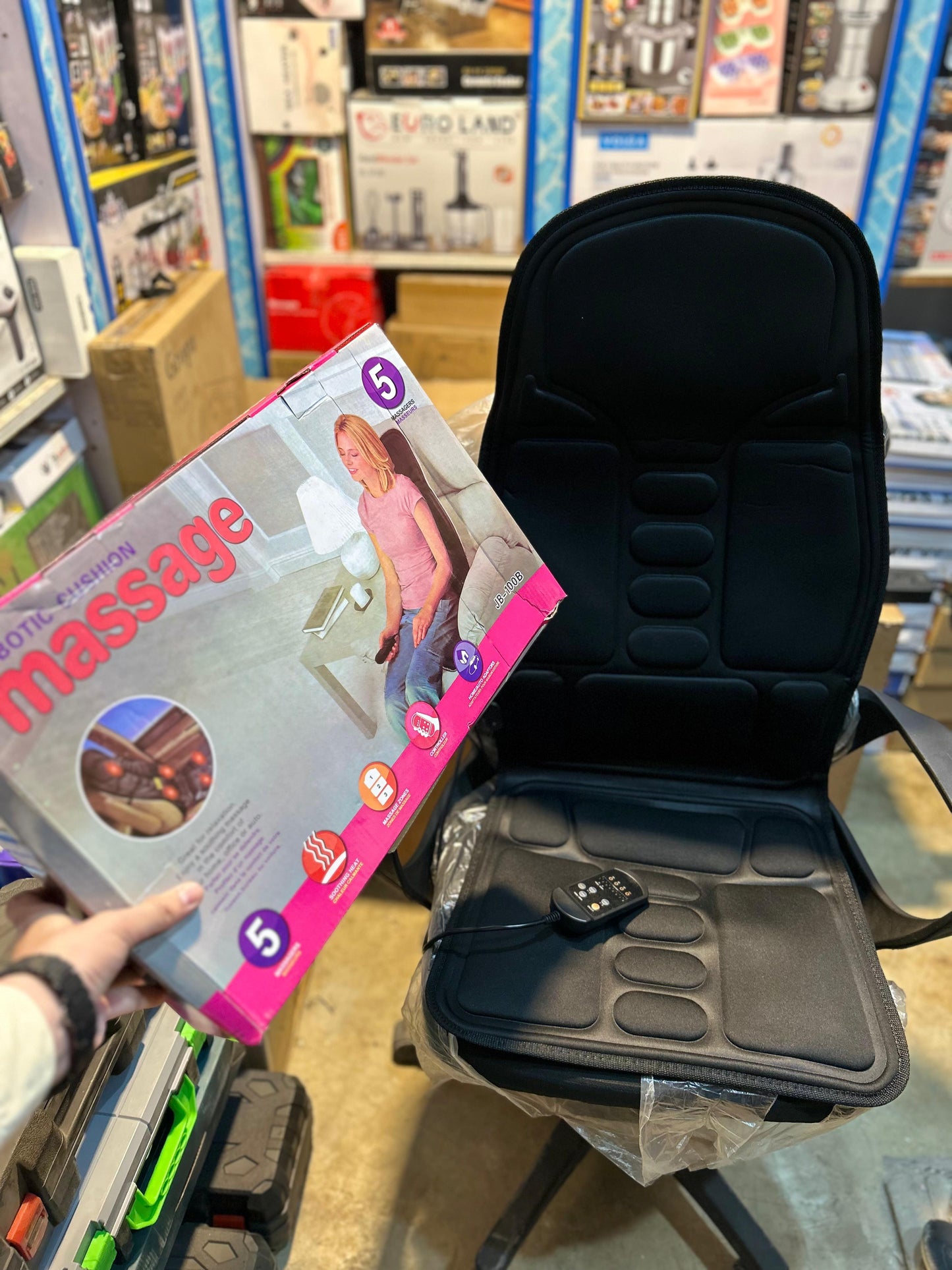 Robotic chair Massager