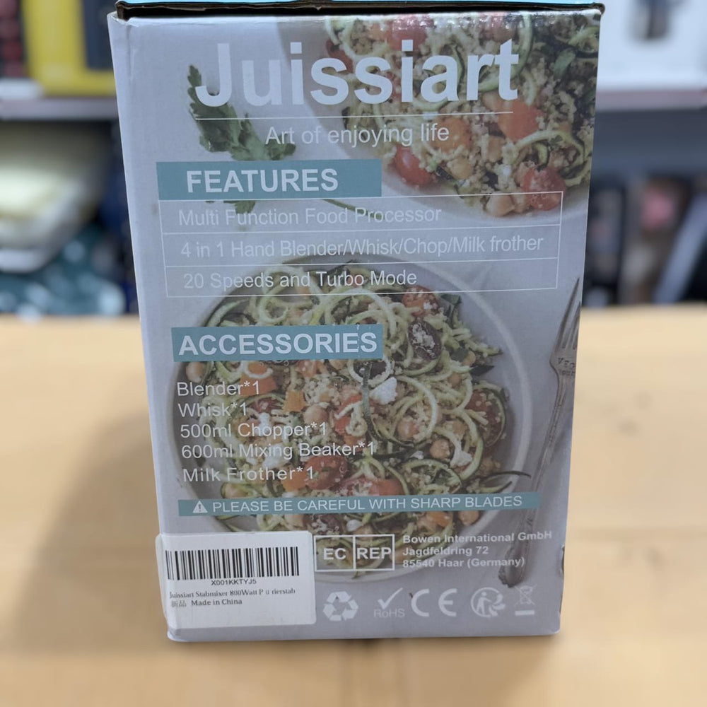 Juissiart 4 in 1 Hand Blender Set