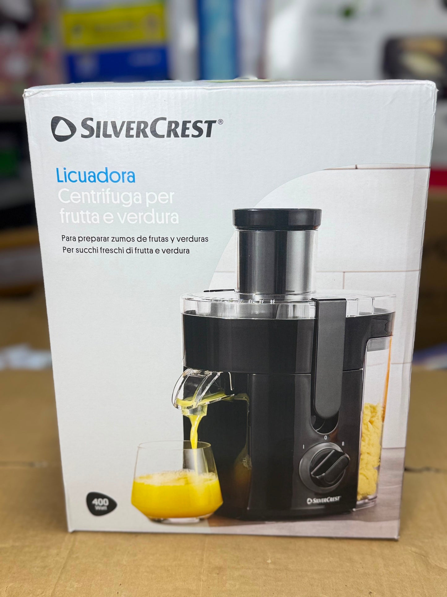 SilverCrest Juicer 400W Fruit & Vegetable Centrifuge SFE 400 A1