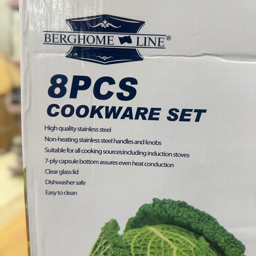 Berghome Line 8pcs Stainless Steel Cookware Set BL-1465