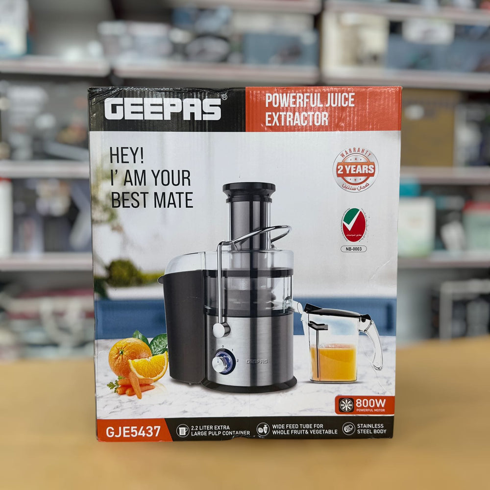 Geepas Powerful Juicer extractor -5437 800W