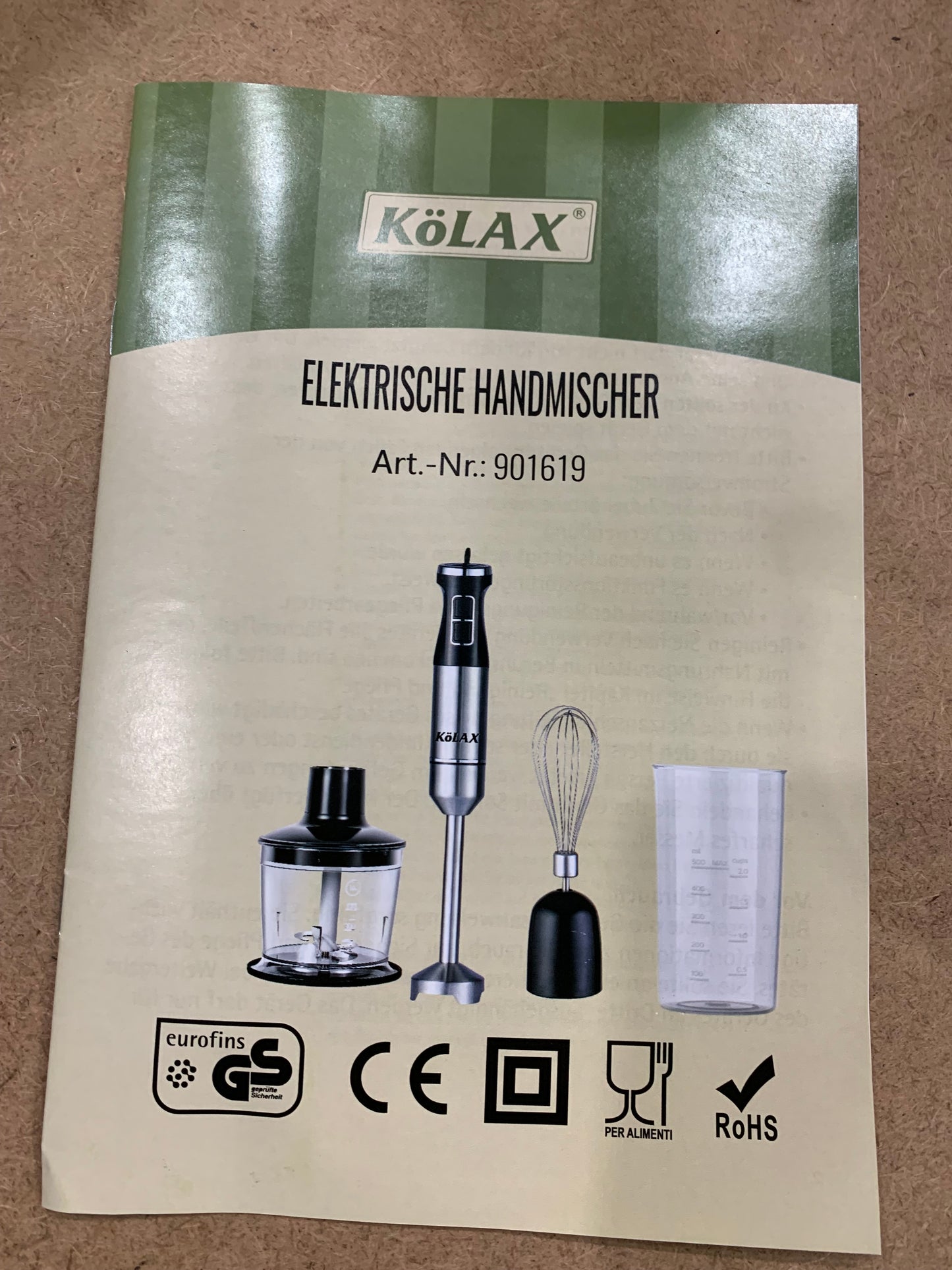 Kolax 5in1 Hand blender set