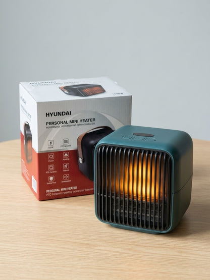 HYUNDAI Personal Mini Heater 500W - PTC Ceramic Electric Room Heater