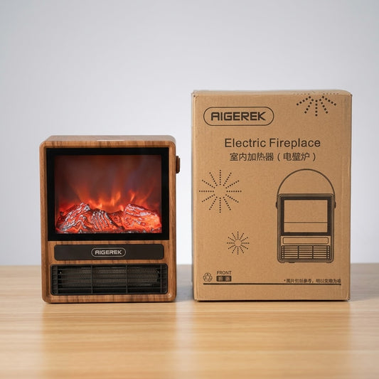 Aigerek 3D Fireplace Electric Heater