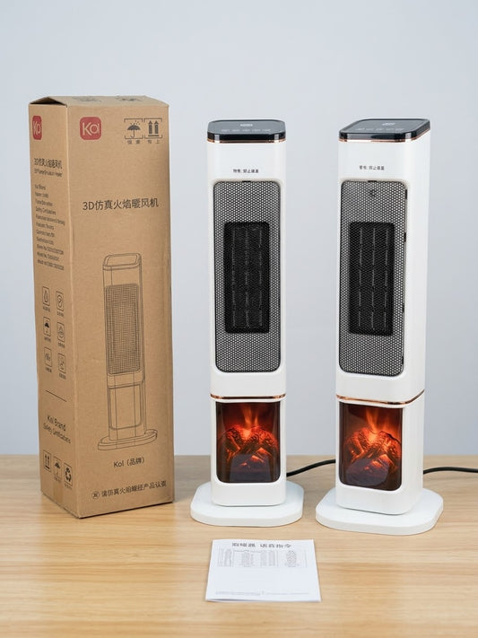 3D Ceramic Blower Heater 2000W – Fast Room Heating Electric Heater