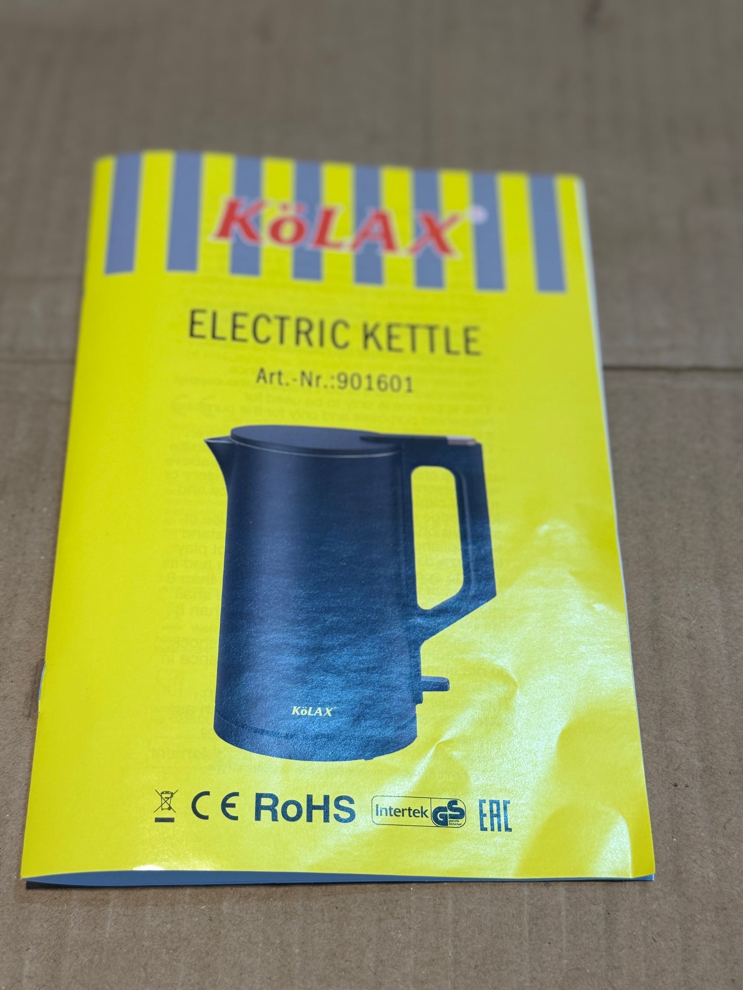 KOLAX Electric kettle 1.7L