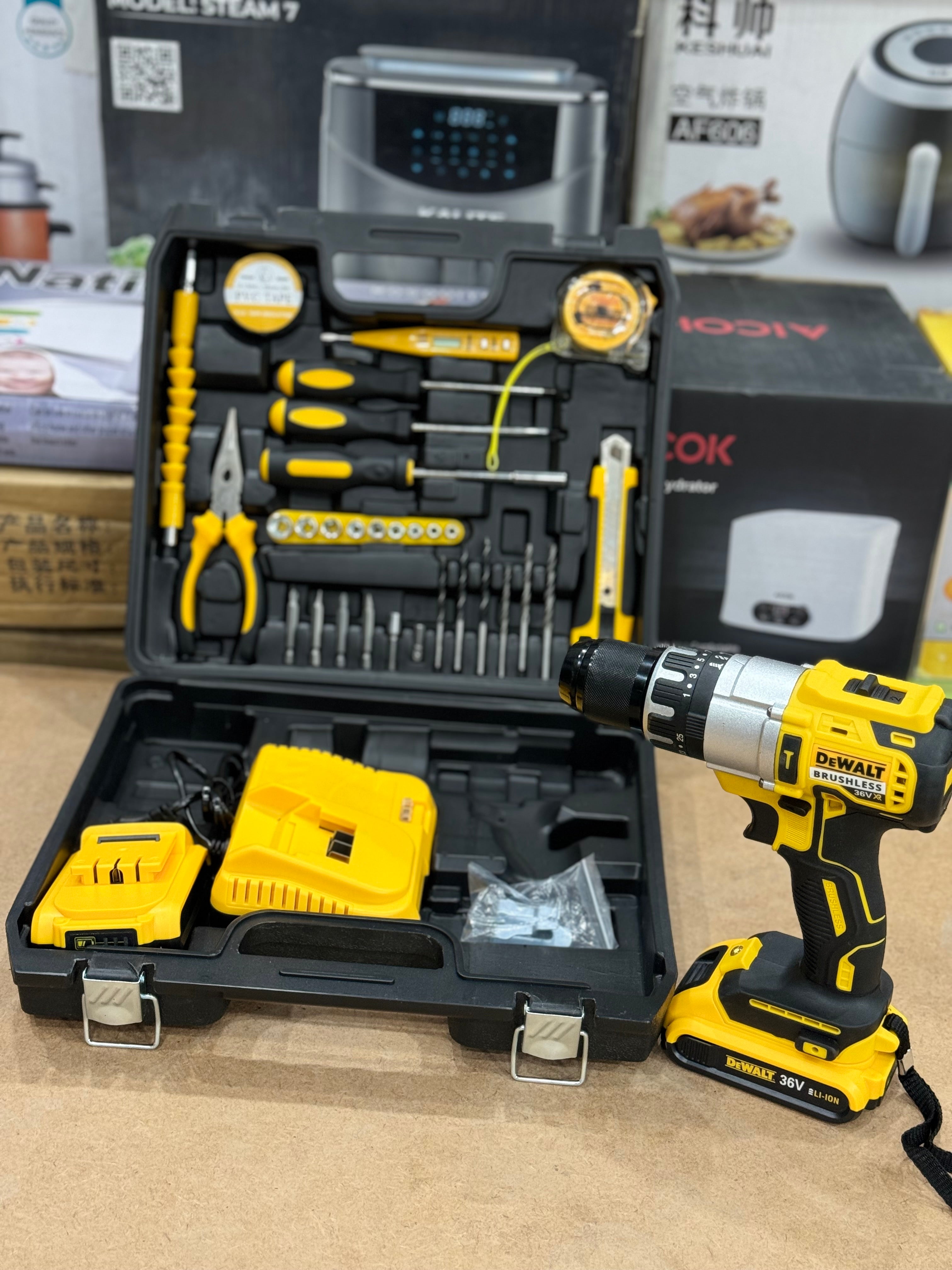 DeWALT Drill set 36V brushless model