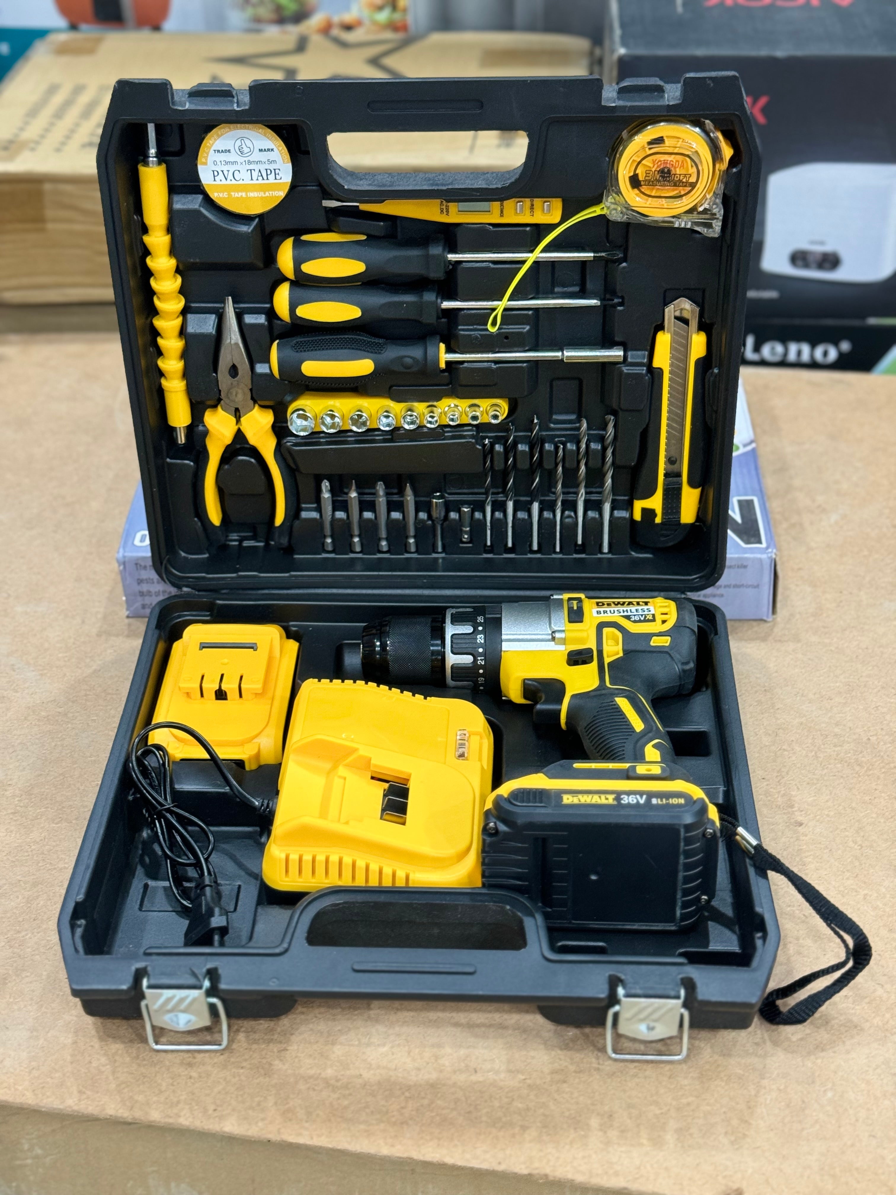 DeWALT Drill set 36V brushless model