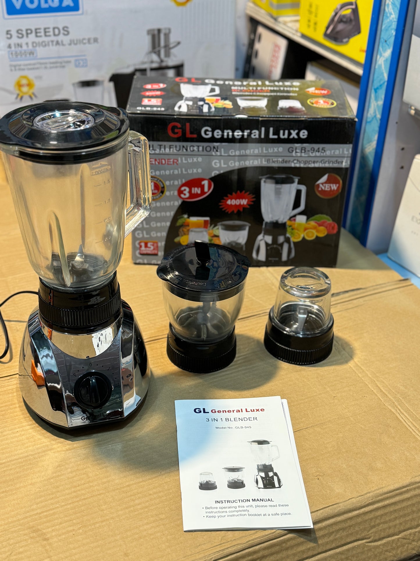 GL General Luxe 3in1 juicer blender