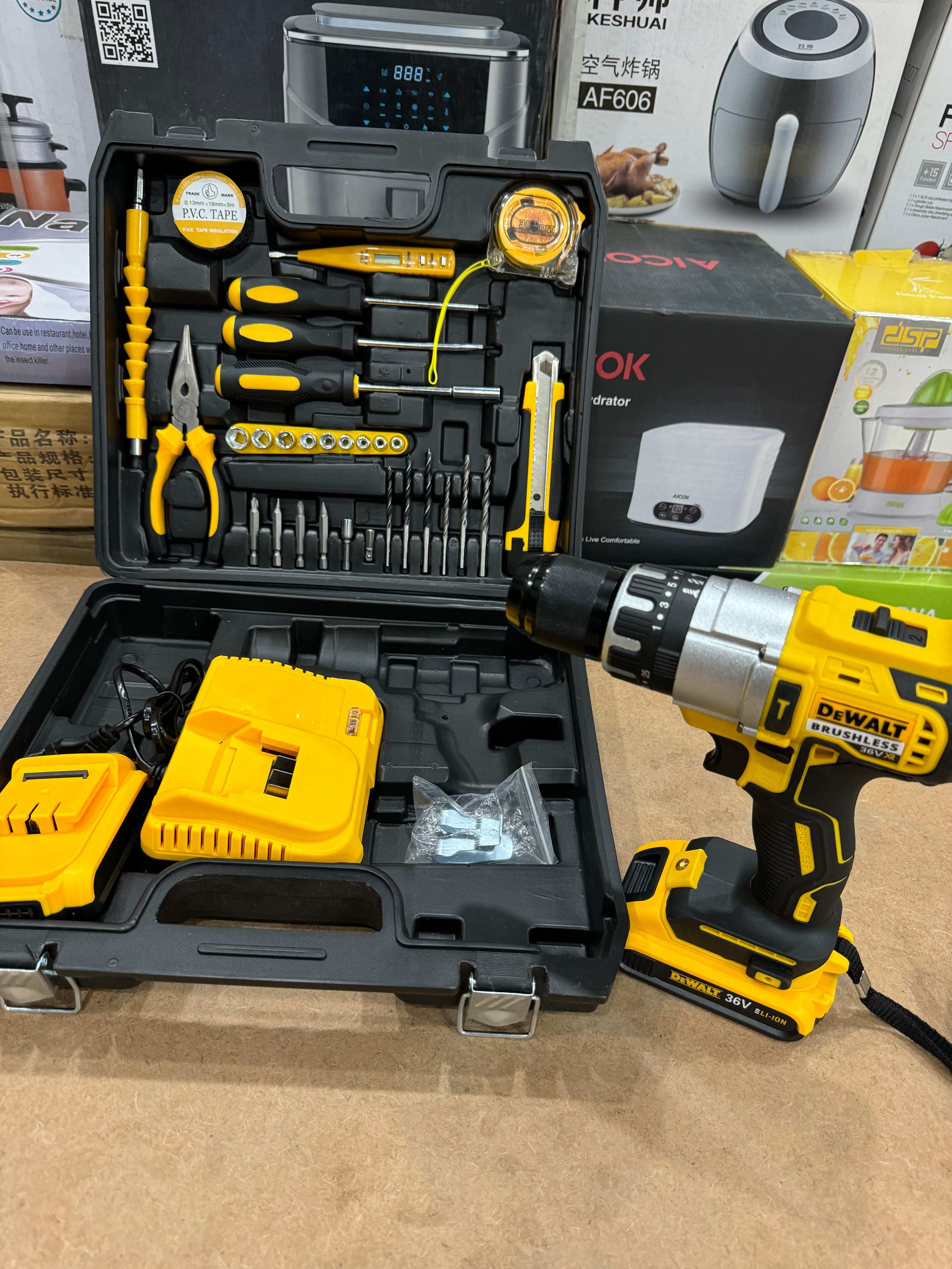 DeWALT Drill set 36V brushless model