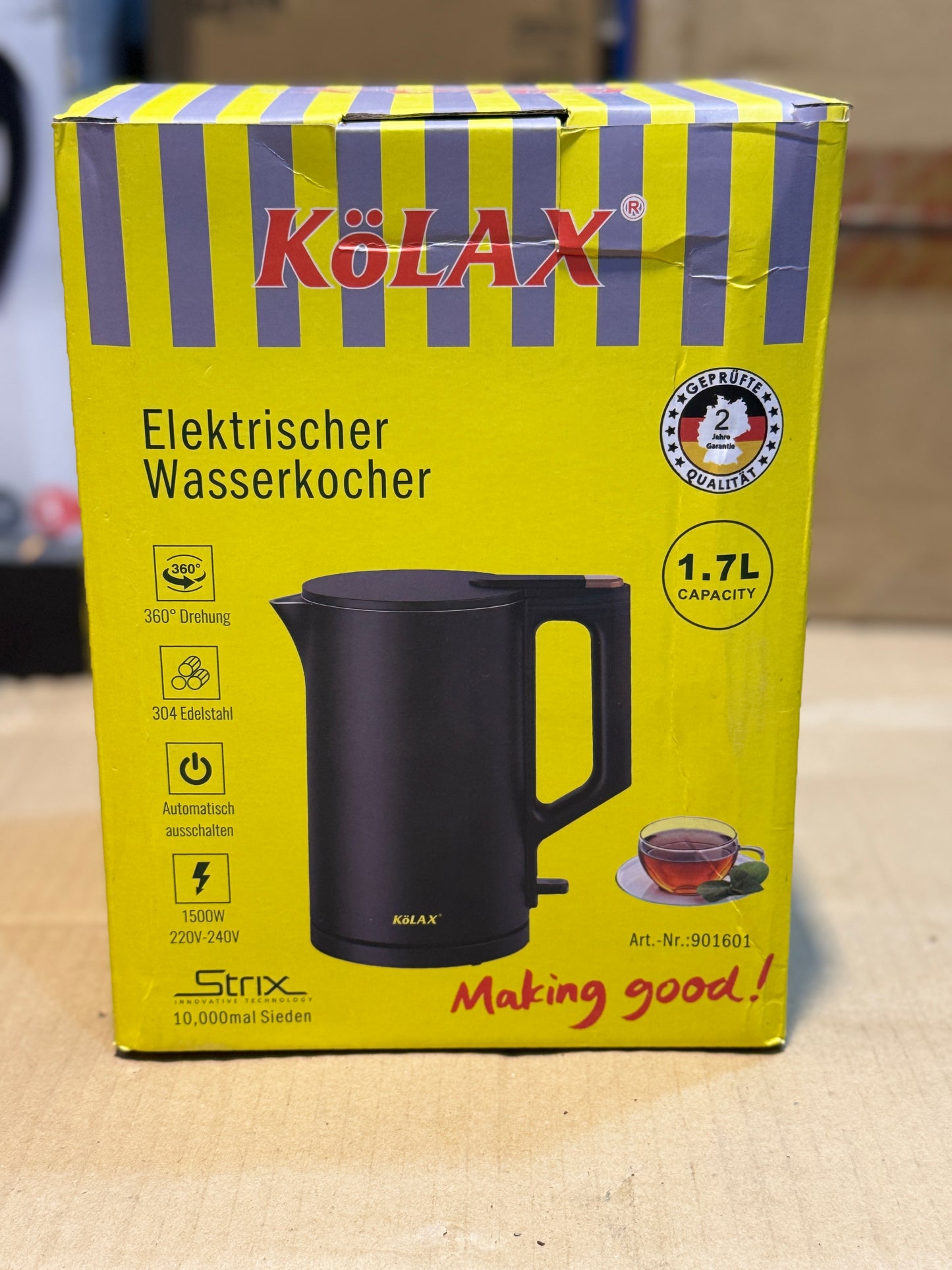 KOLAX Electric kettle 1.7L