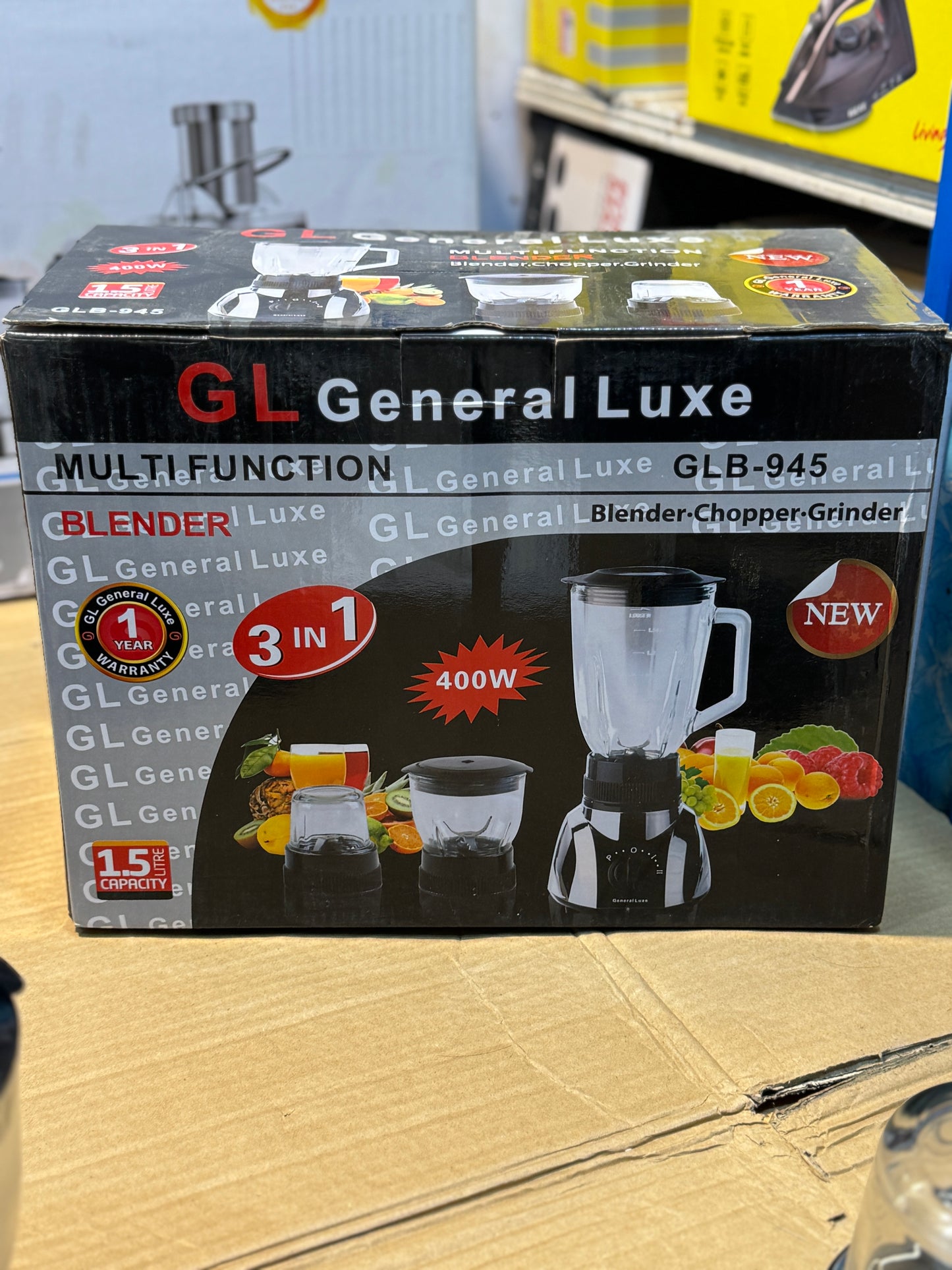 GL General Luxe 3in1 juicer blender