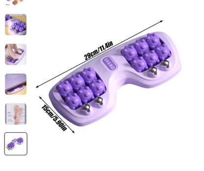 Dual Foot Massager Roller | Plantar Fasciitis Relief | Heel, Muscle & Foot Pain Relief | Stress Reduction | Magnetic Therapy