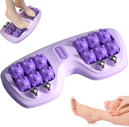 Dual Foot Massager Roller | Plantar Fasciitis Relief | Heel, Muscle & Foot Pain Relief | Stress Reduction | Magnetic Therapy