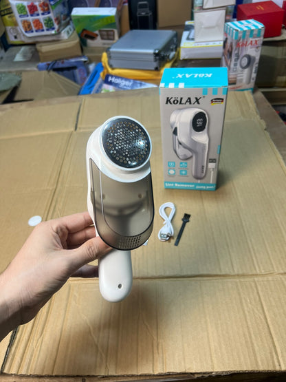 KOLAX Premium Lint Remover - Rechargeable Fabric Shaver with LED Display