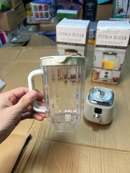 Retro Series Countertop Blender - Large Jar, Stainless Steel Blades, Black & Cream