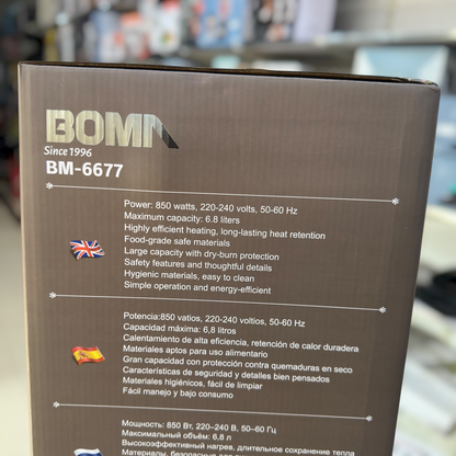 BOMA Electric Thermo Pot BM-6677 6.8L 850W