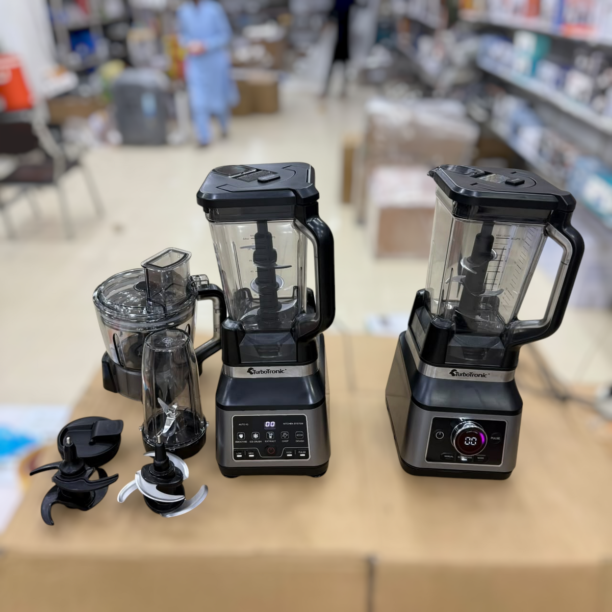 TurboTronic Kitchen System - Food Factory (TT-PB800) &amp; Blender (TT-PB600)