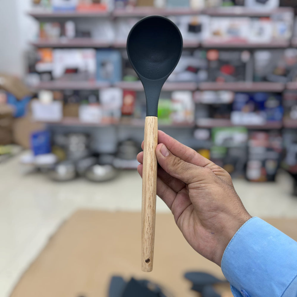 Uakeen 12pcs Silicone Kitchen Spoon Set VK-76