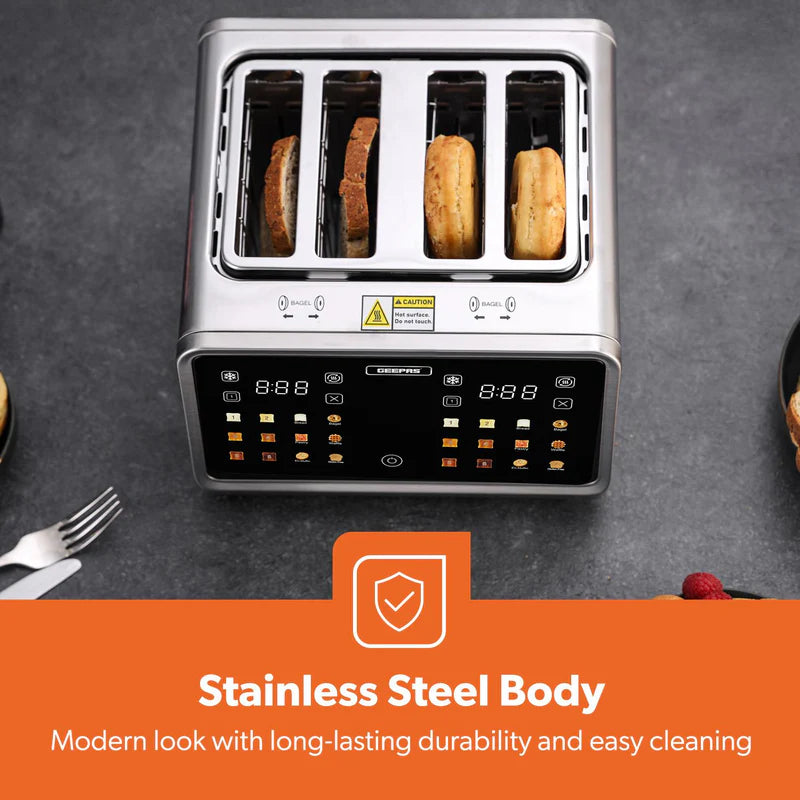 Geepas Digital 4 Slice Toaster GBT 36569UK