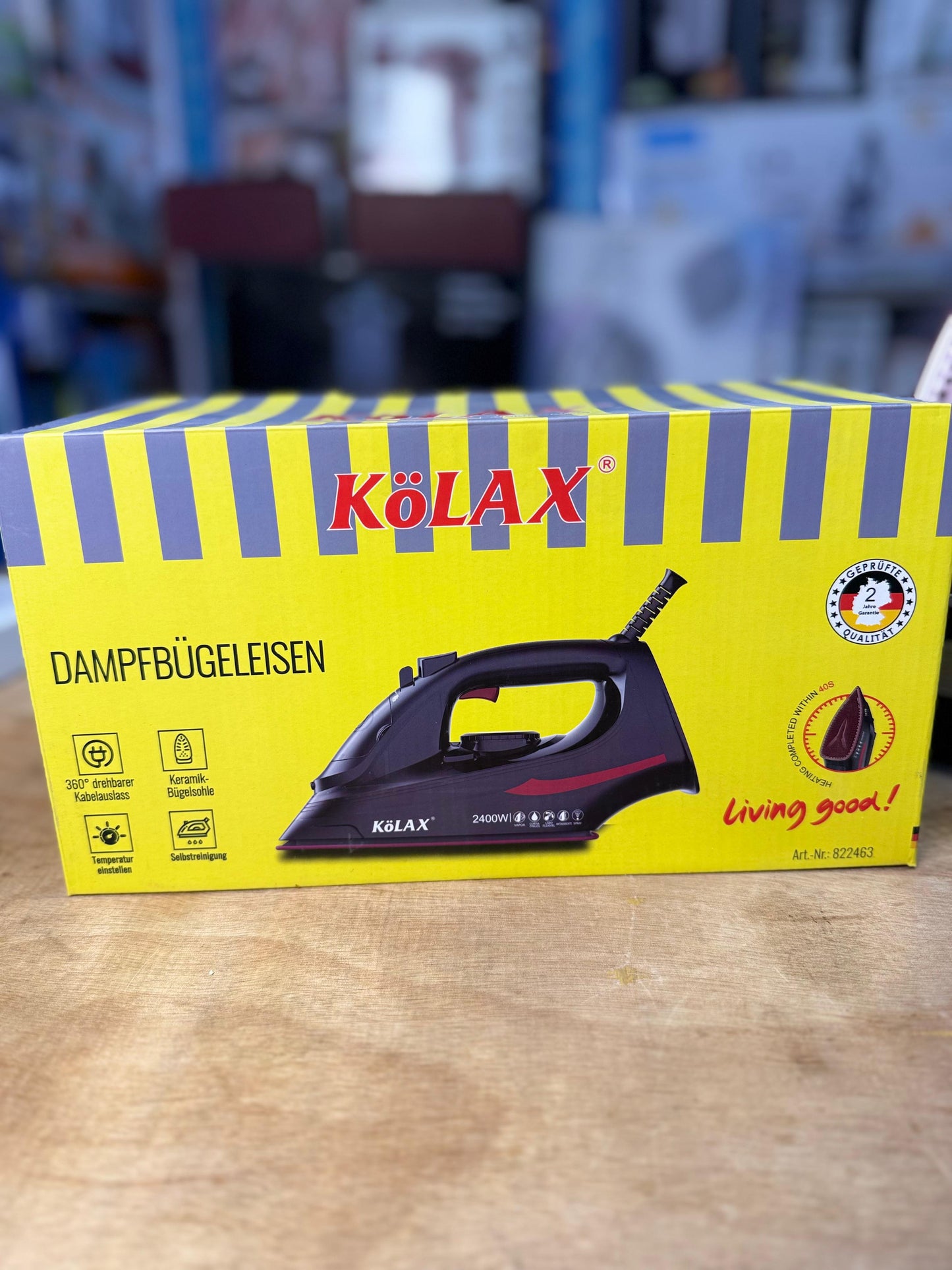 KoLAX Germany Steam iron 2400w