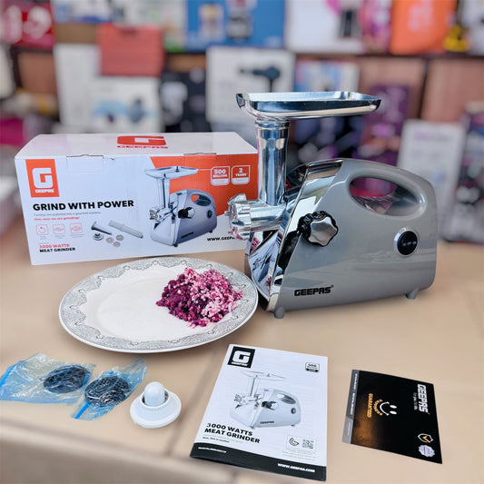 Geepas meat grinder GMG42511P (2 YEAR WARRANTY