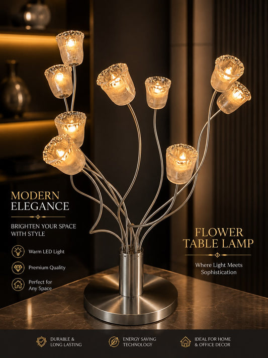 Flower Table Lamp - Modern LED Decorative Lamp