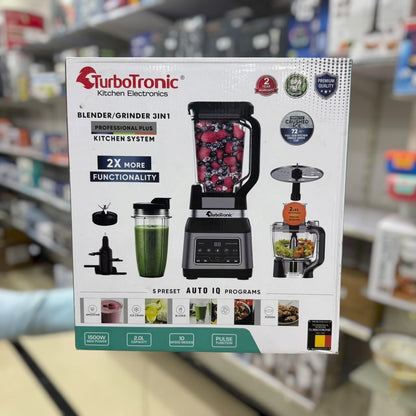 TurboTronic Kitchen System - Food Factory (TT-PB800) &amp; Blender (TT-PB600)
