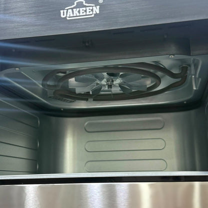 UAKEEN 14L Smart Dual-Basket Air Fryer | 4800W Heavy-Duty Multi-Cooker with Touch Screen (Model ZL-1720)