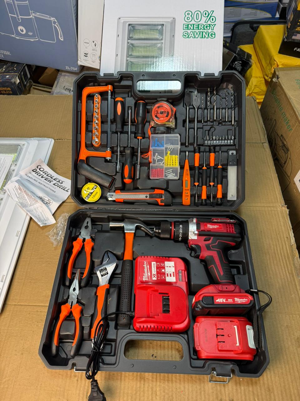 Milwaukee 48v 117 pieces drill set