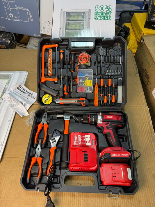 Milwaukee 48v 117 pieces drill set