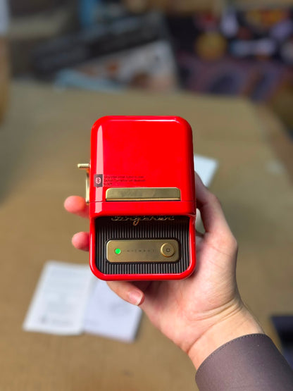 NIIMBOT B21S Portable Bluetooth Label Printer – Vintage Retro Smart Thermal Label Maker
