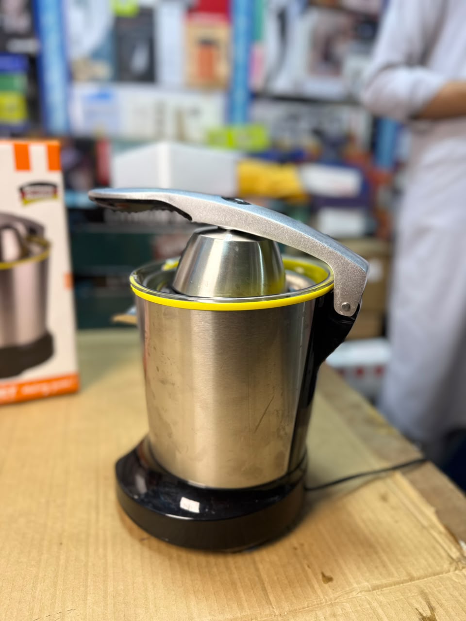 KOLAX Electric Citrus Juicer - Stainless Steel Press Juicer for Orange, Lemon & Pomegranate