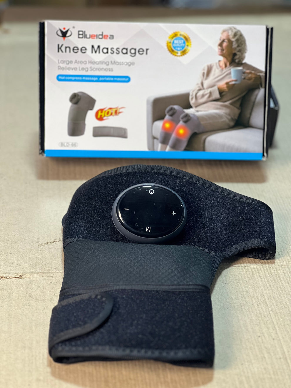 Blueidea Knee Massager BLD-66 - Heating Massage for Knee &amp; Leg Soreness Relief