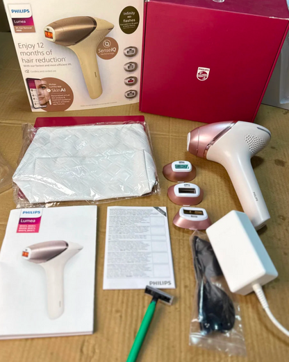 Philips Lumea IPL 9900 Series Hair Removal Device (SenseIQ Technology)