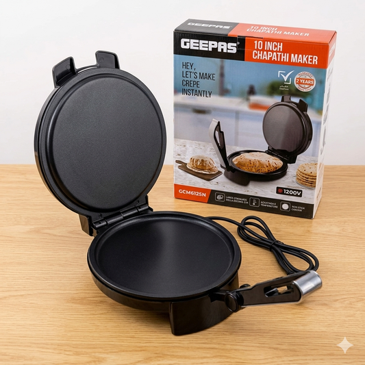 GEEPAS chapati maker gcm6125n roti maker