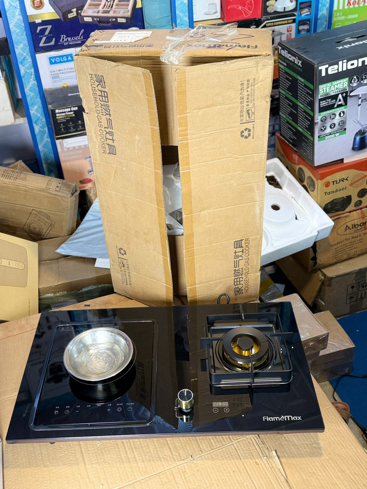 HOUSEHOLD GAS COOKER & ELECTRIC STOVE