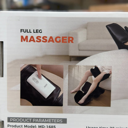 MDHL Full Leg Massager MD-1685 - Air Compression & Heat Therapy, USB Rechargeable