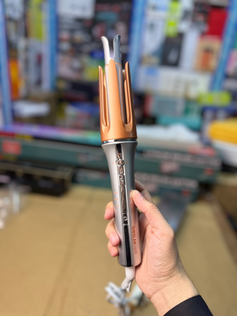 SHEGLAM HAIR It-Curl One-Touch Instant Automatic Hair Curler - 25mm Rotating Curling Iron