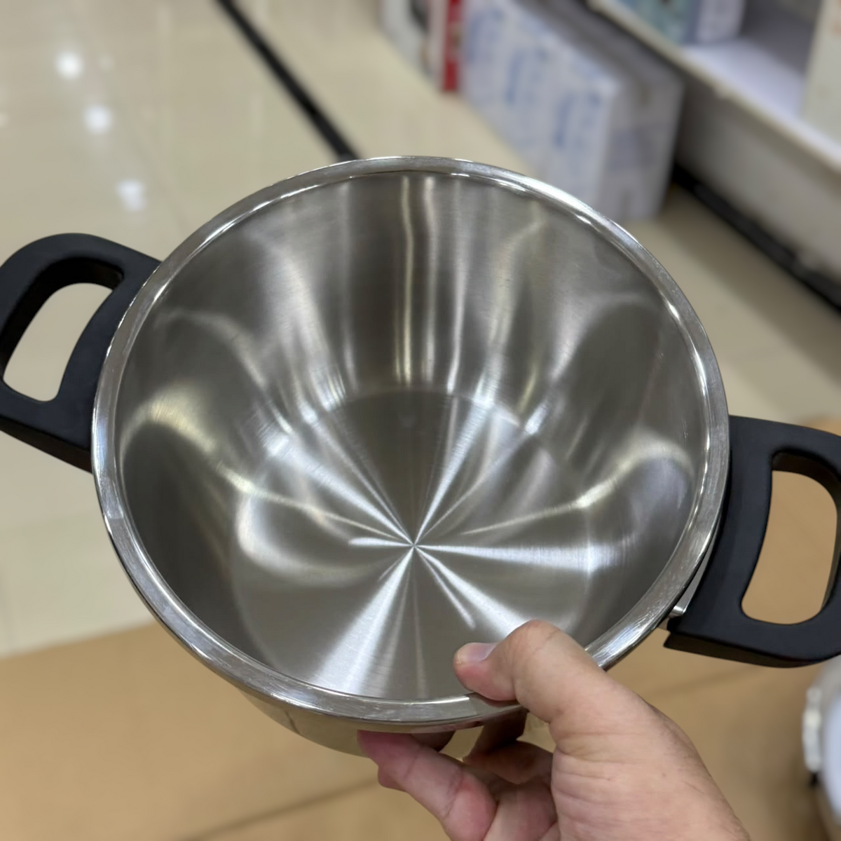 Unique Germany Pressure Cooker Set (4+6) - Stainless Steel with Casserole &amp; Steamer