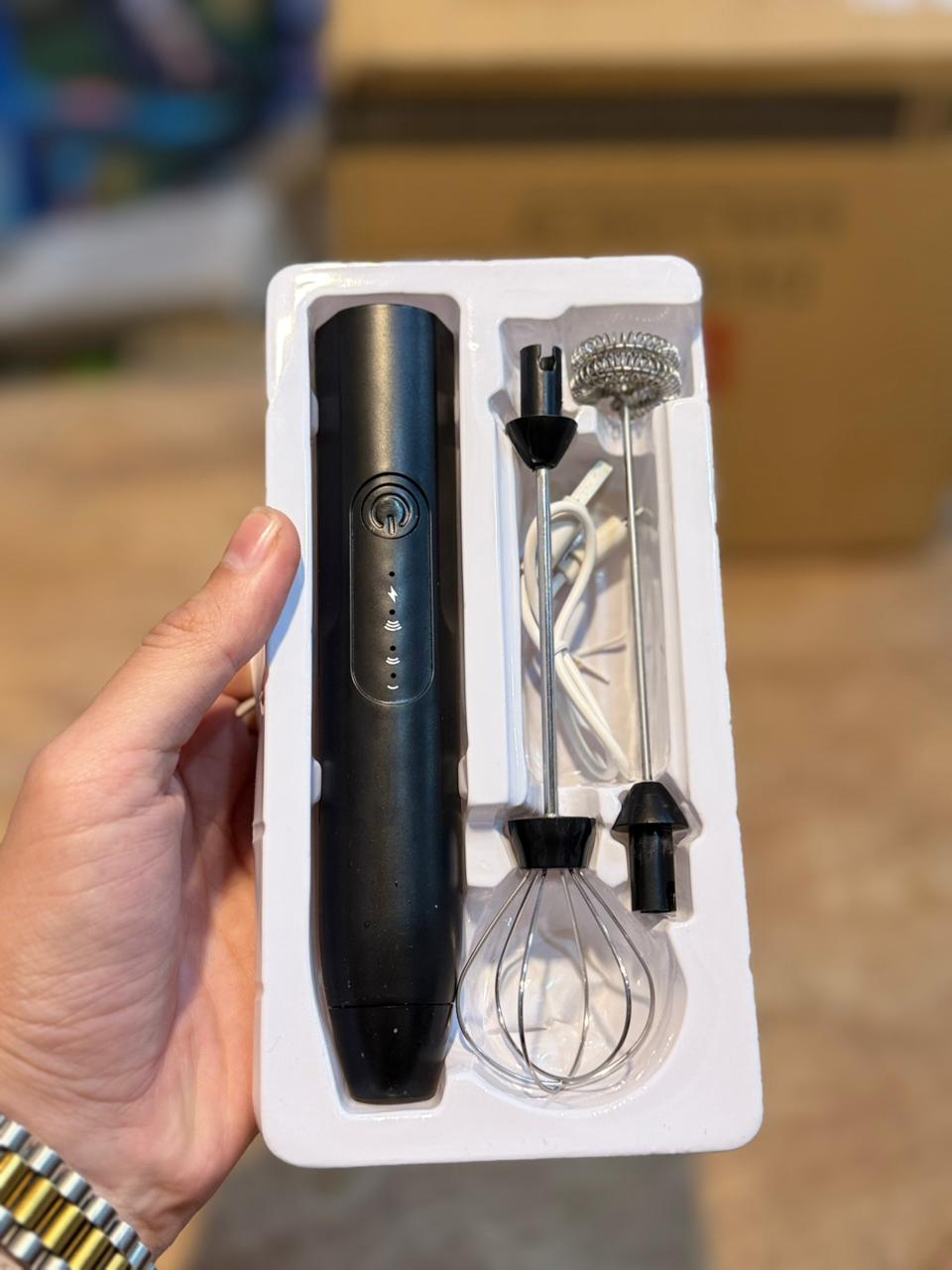 Rechargeable coffee Frothier