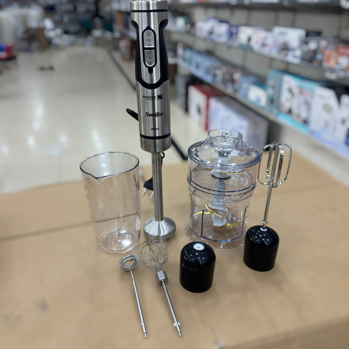 Sonifer 7-in-1 Hand Blender Set SF-8192S - 800W Pure Copper Motor