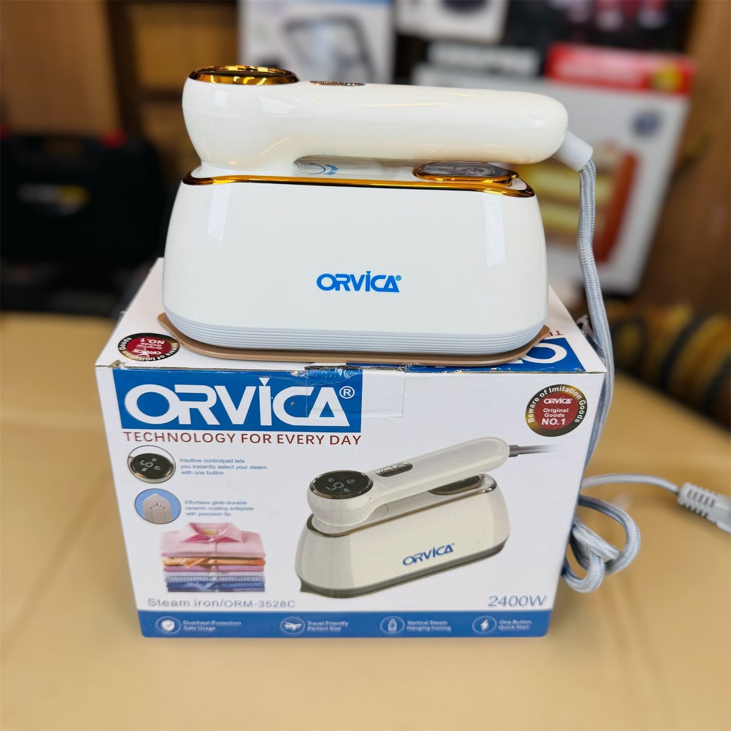 ORVICA & ARSHIA hand held steam iron